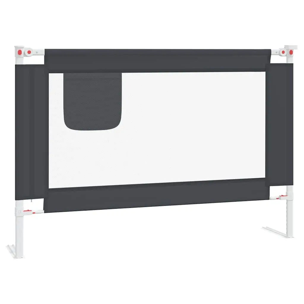 Bed Guard Polyester 100x25cm Grey