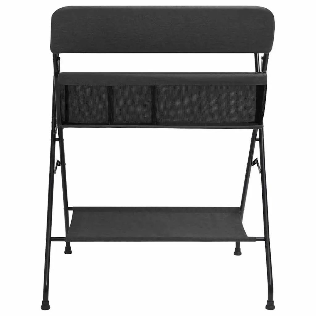 Anthracite Changing Table with Storage Compartments