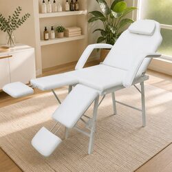 Durable Portable Facial Treatment Chair with Faux Leather