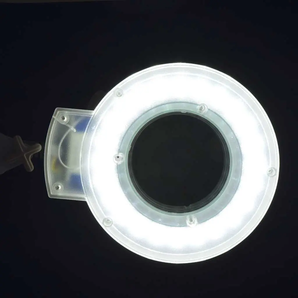 Standing Magnifying Lamp with LED Ring Light