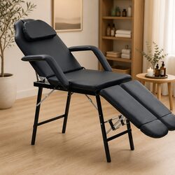 Durable Faux Leather Massage Bed for Professionals
