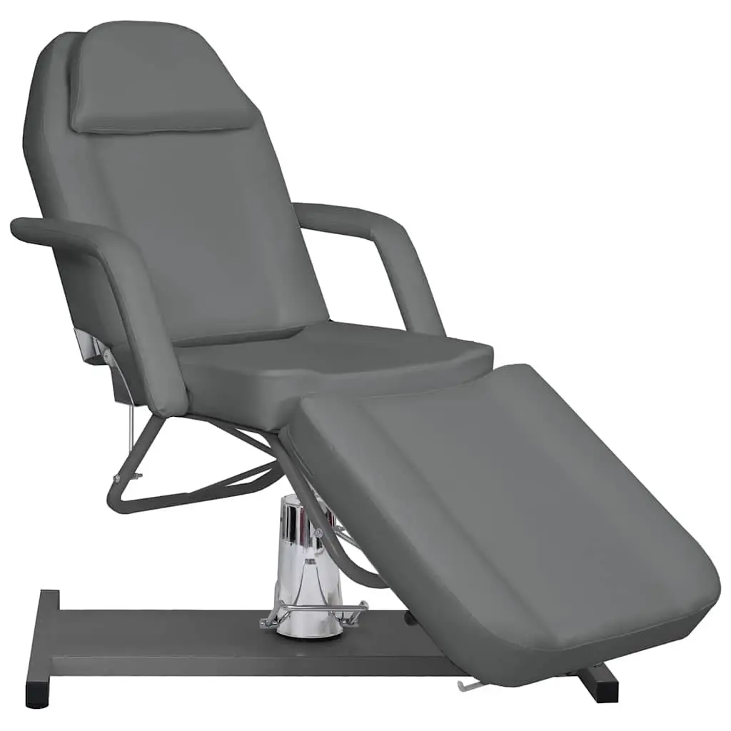 Massage Table Grey Facial Beauty Salon Bed Adjustable Backrest Footrest 180x62cm