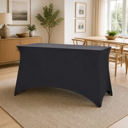 Stretch Table Slipcovers 2 pcs Rectangular Covers Event Wedding Banquet