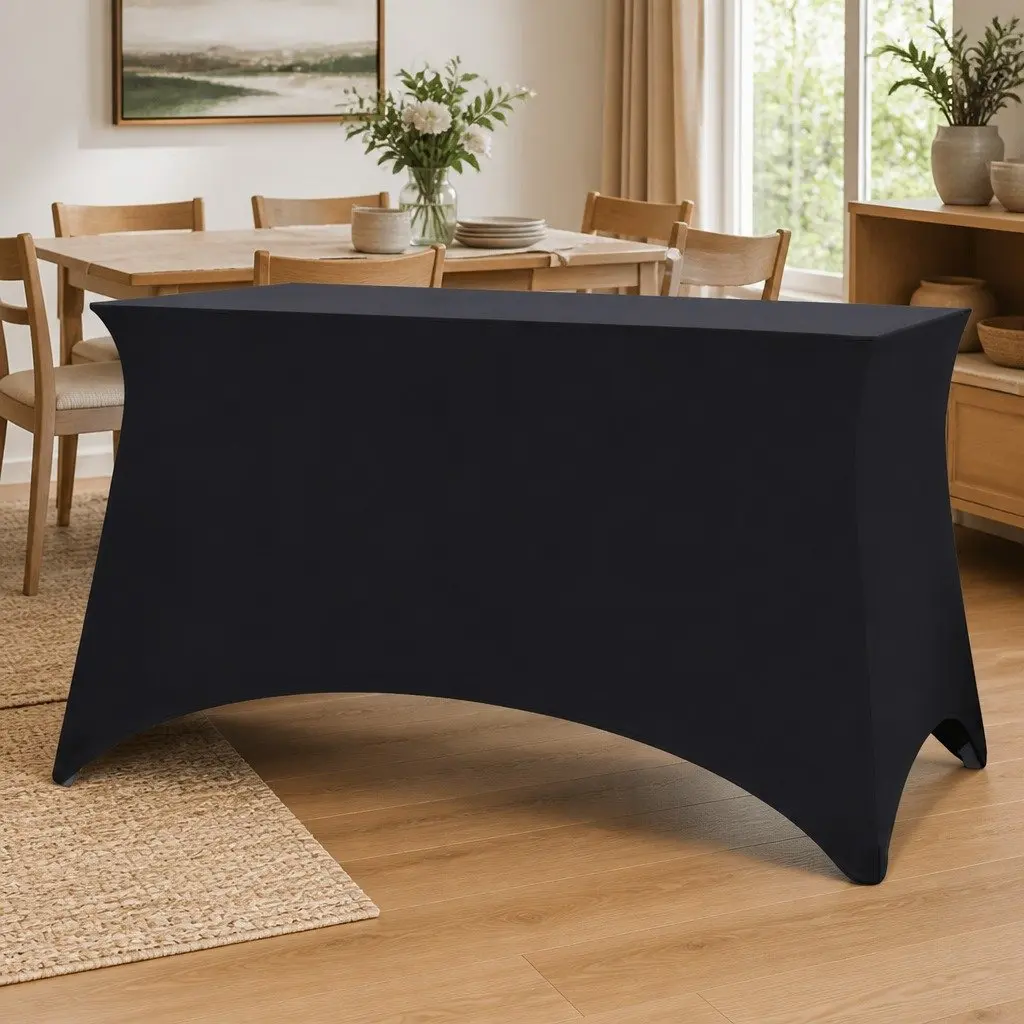 Stretch Table Slipcovers 2 pcs 183x76x74 cm Anthracite
