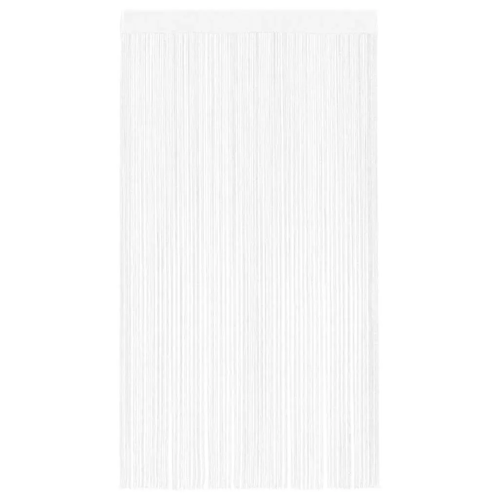 String Curtains 2 Pack 100x250 cm White Panels