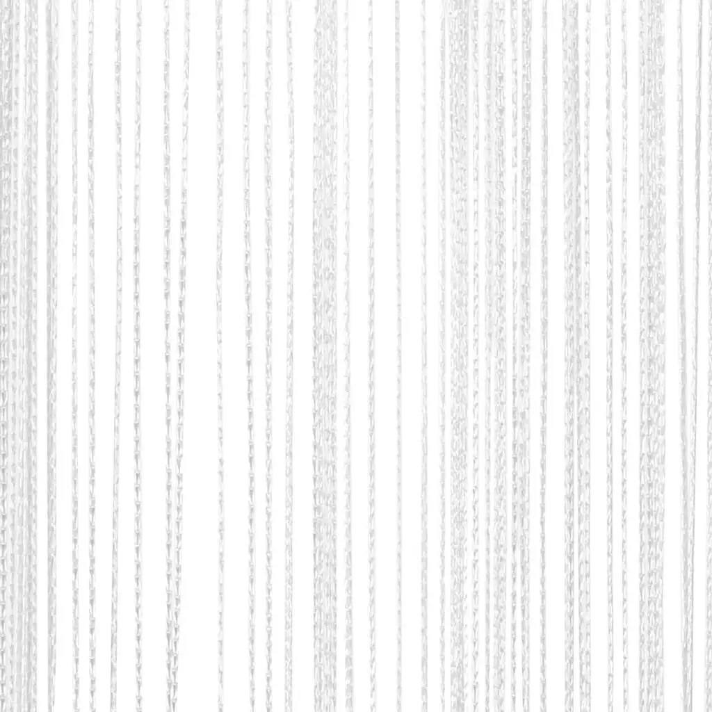 String Curtains 2 Pack 100x250 cm White Panels