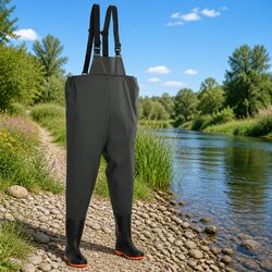 Chest Wader Pants with Boots for Fishing and Hunting Size 42