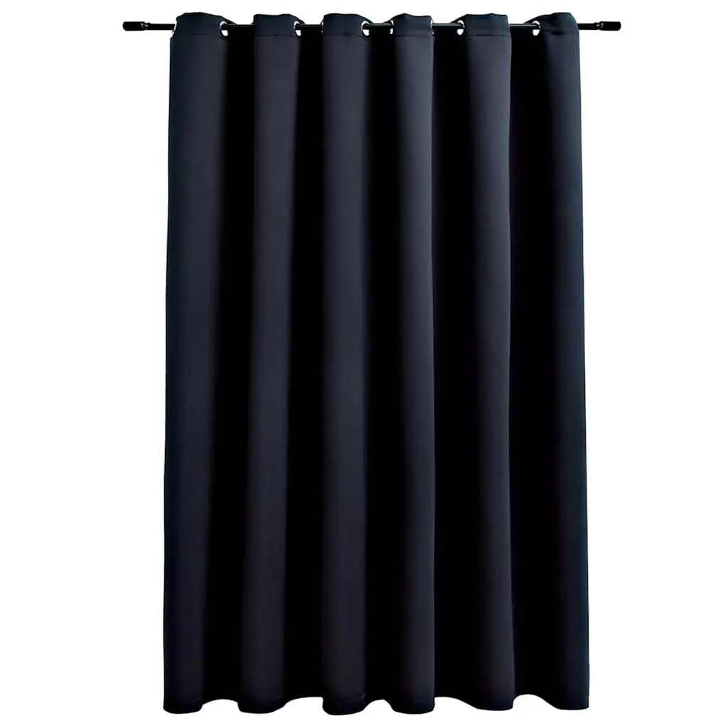 Blackout Curtain Polyester 290x245cm Black