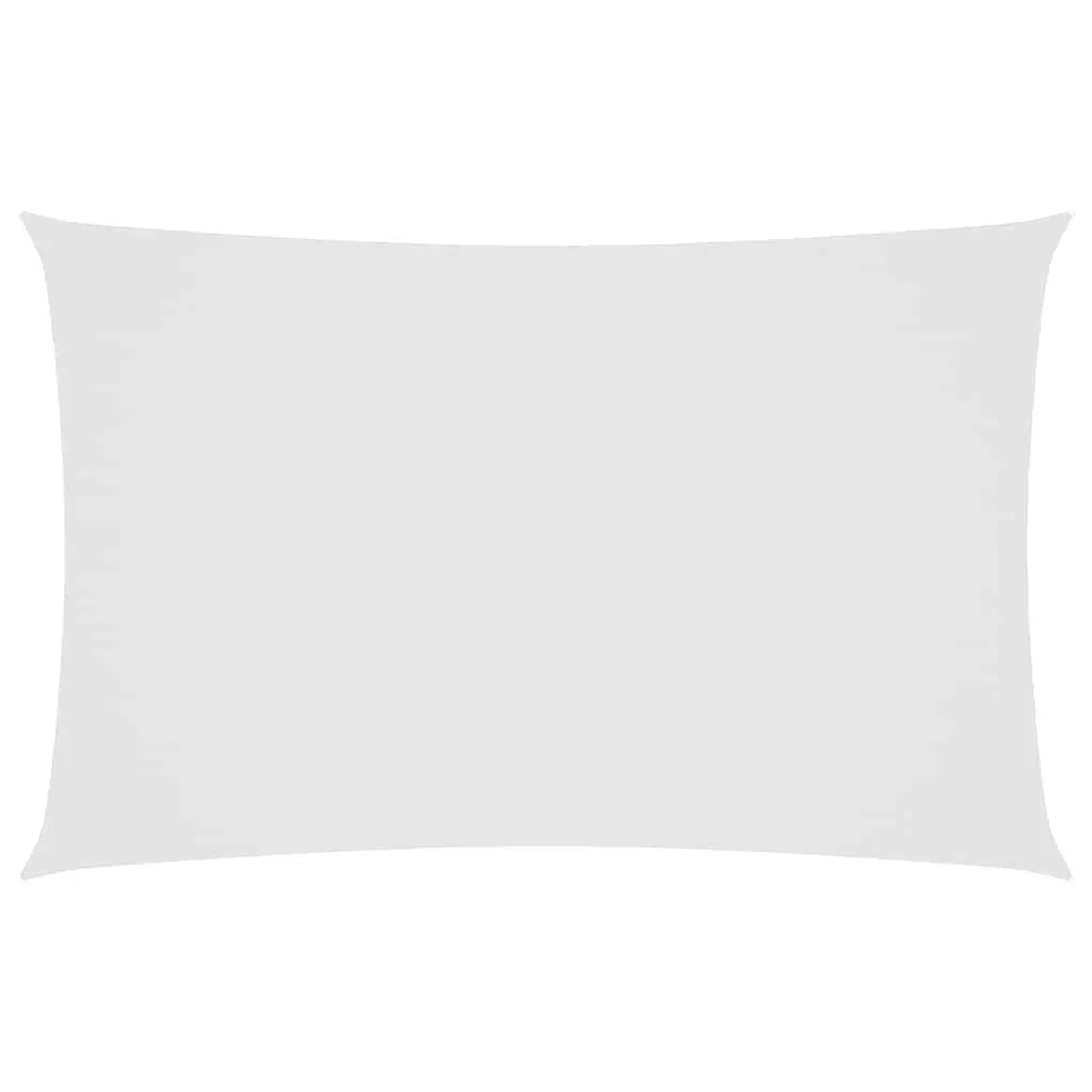 Rectangular Sunshade Sail for Outdoor Spaces 2.5x5m White