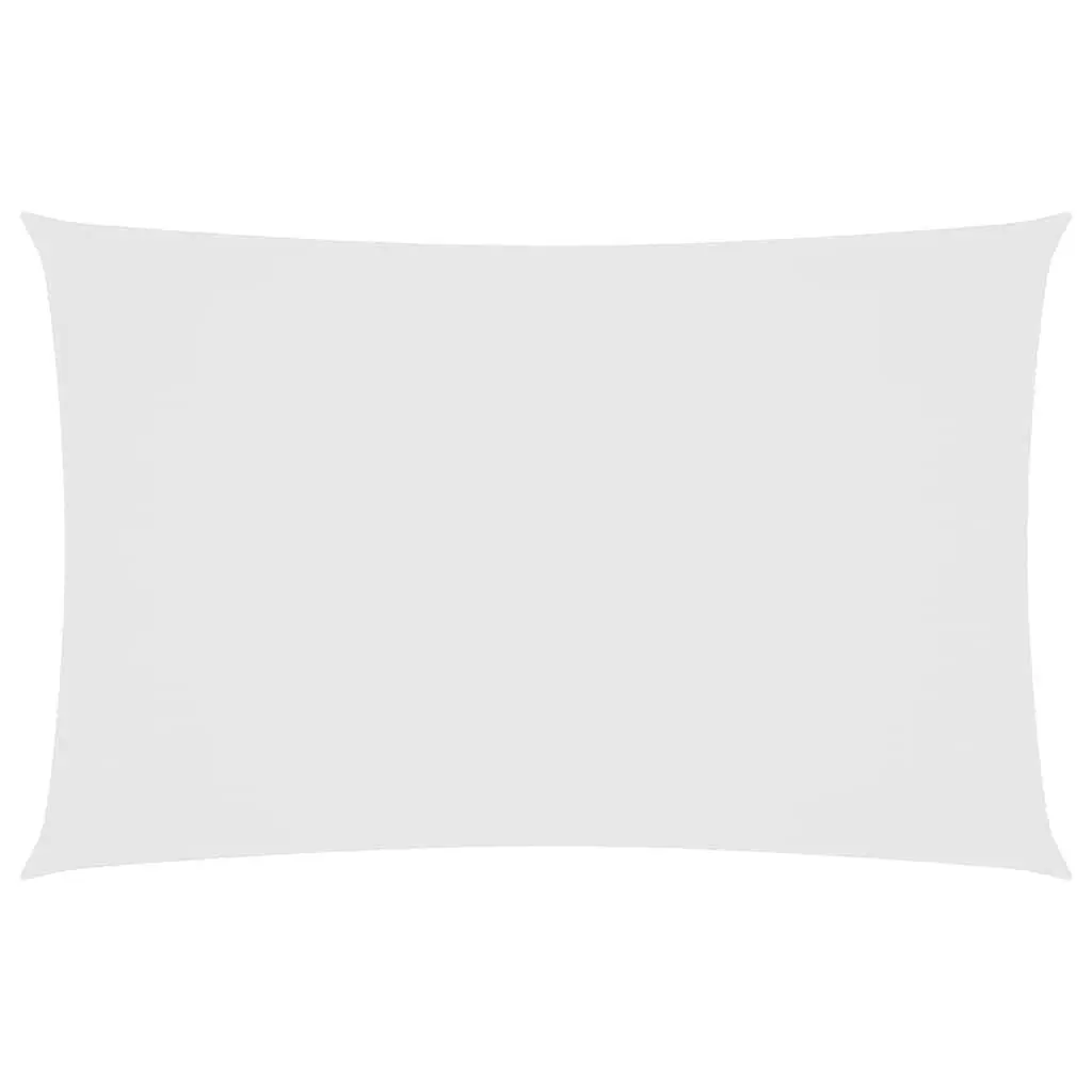 4x7 m White Rectangular Sunshade Sail