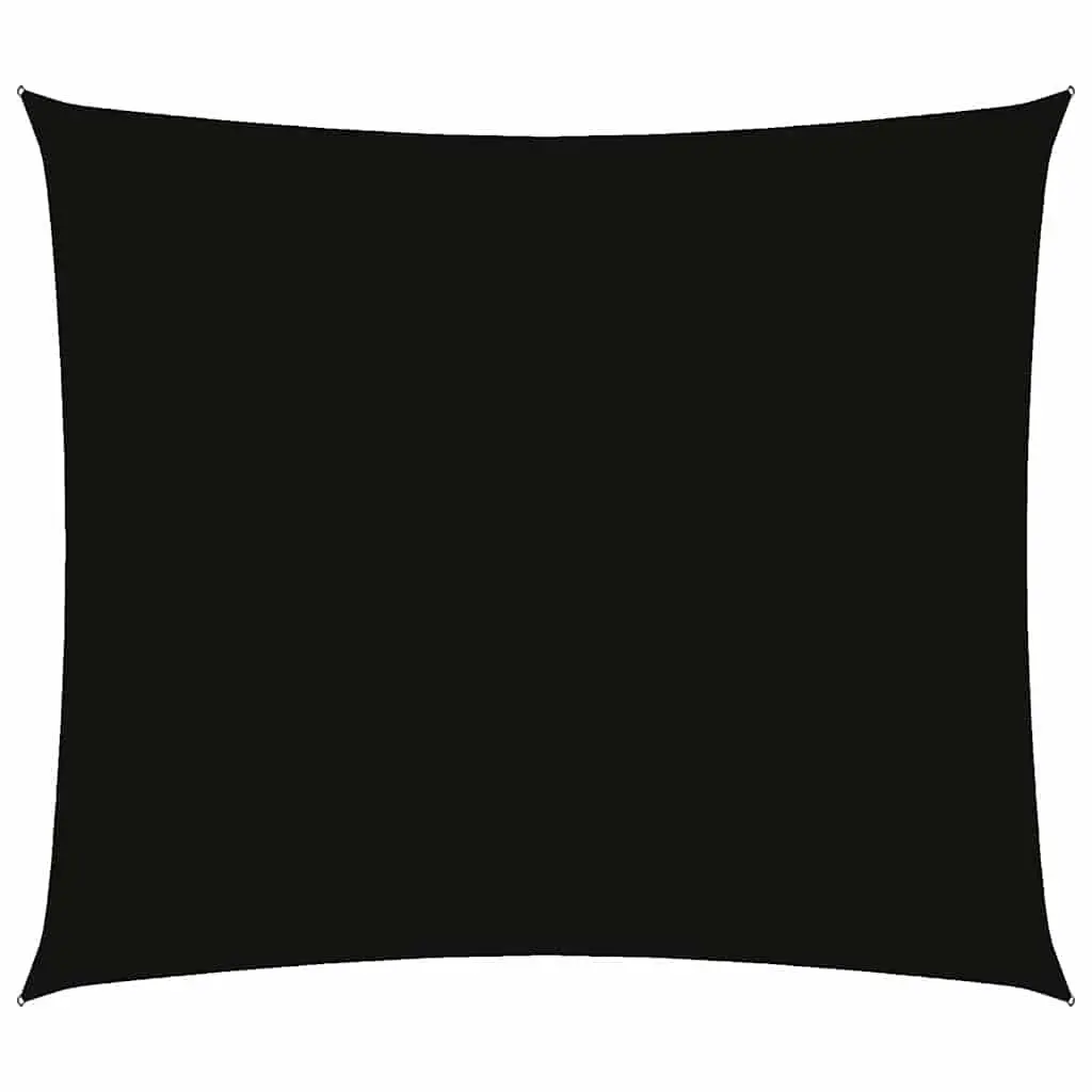 Black Rectangular Sunshade Sail 2.5x3m