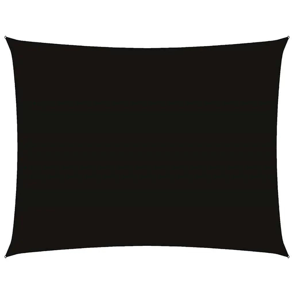 Black Rectangular Sunshade Sail 4x5m for Outdoor Spaces