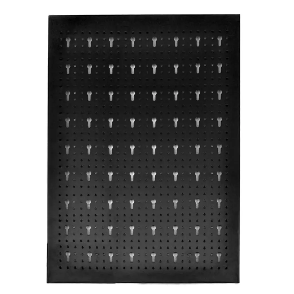 Tool Holder Pegboard 3 Panels Garage Workshop Storage Organiser with 18 Hooks