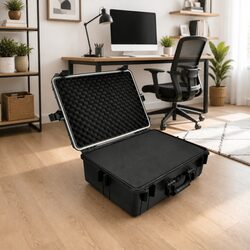 Durable 35L Black Tool Box with Foam Protection