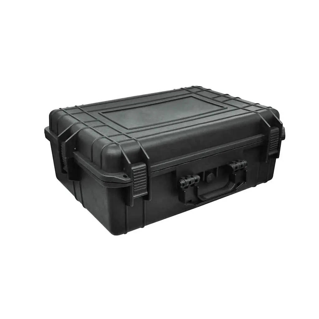 35L Black Tool Box with Foam Protection