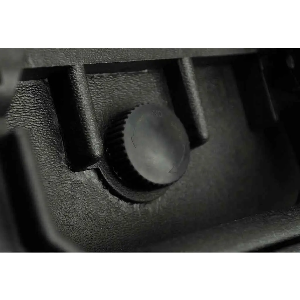 35L Black Tool Box with Foam Protection