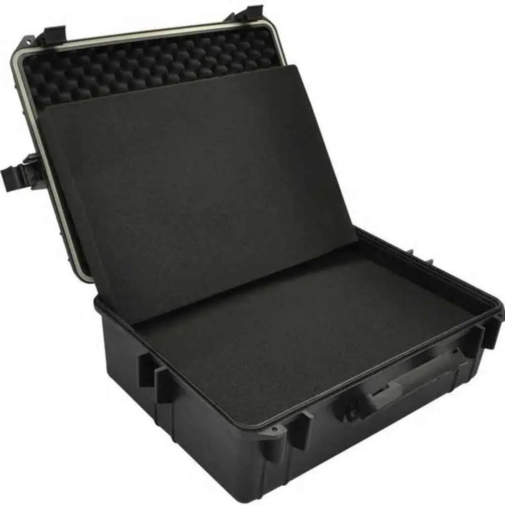 35L Black Tool Box with Foam Protection