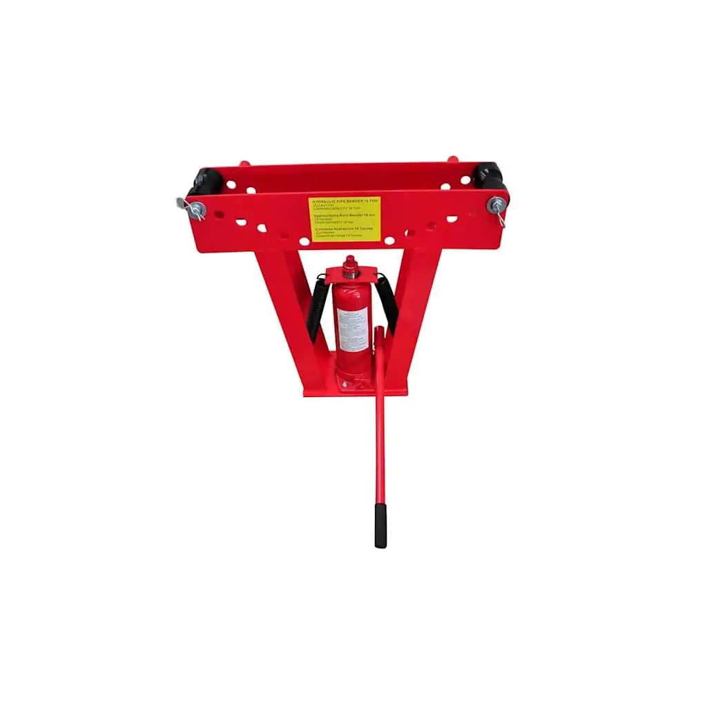 Hydraulic Pipe Bender Heavy-Duty Steel 16 Ton 8 Dies Multi-Size