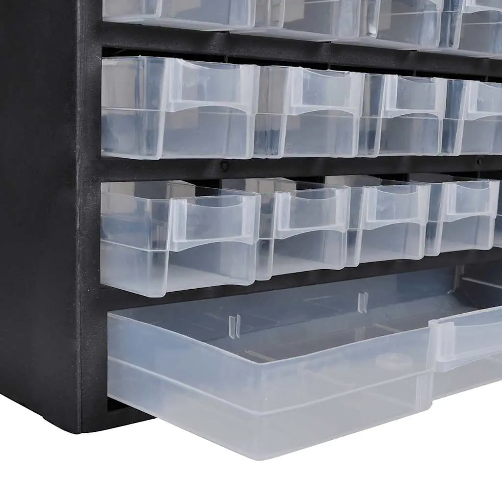 41-Drawer Plastic Storage Cabinet for Organizing Tools