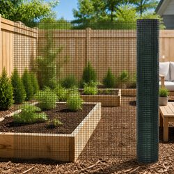 Durable Green Wire Mesh Fence Panel 25x1m for Poultry