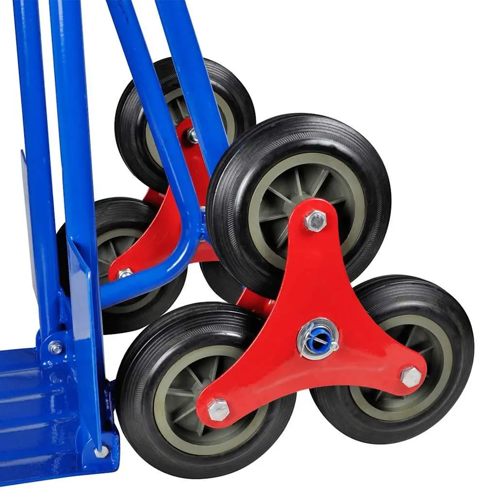 Green Folding Sack Truck with 6 Wheels for Easy Transport