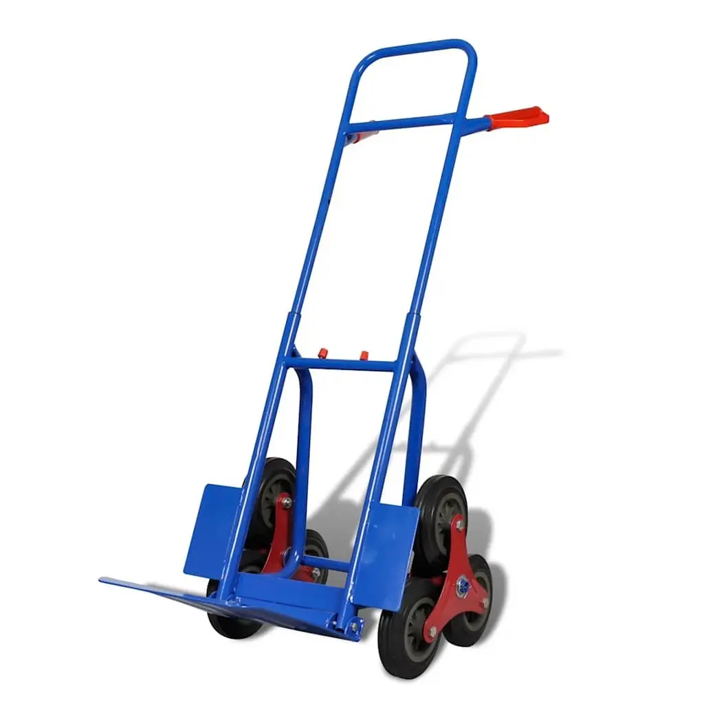 Green Folding Sack Truck with 6 Wheels for Easy Transport