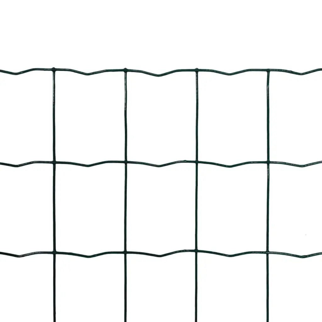 Euro Fence Panel Steel Wire 25 x 1.0 m Green