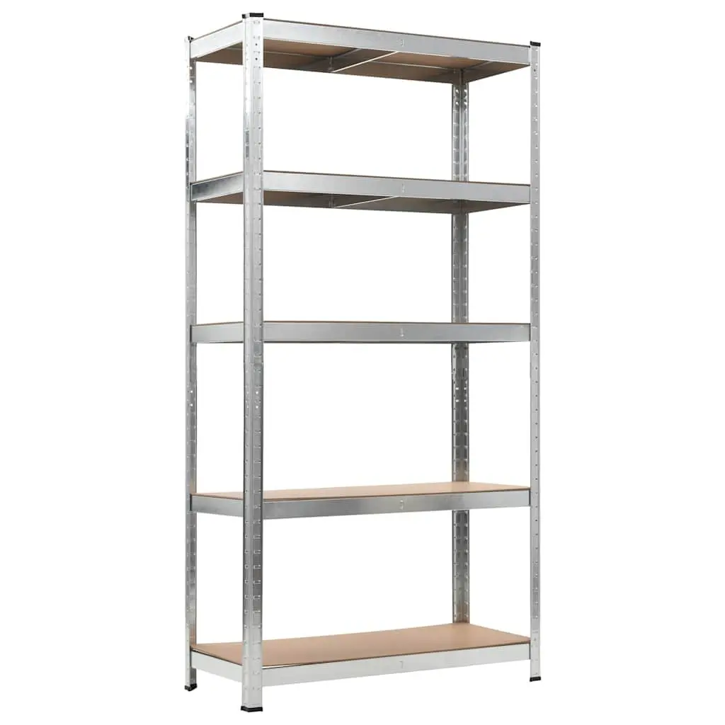 5-Layer Anthracite Steel Storage Shelf