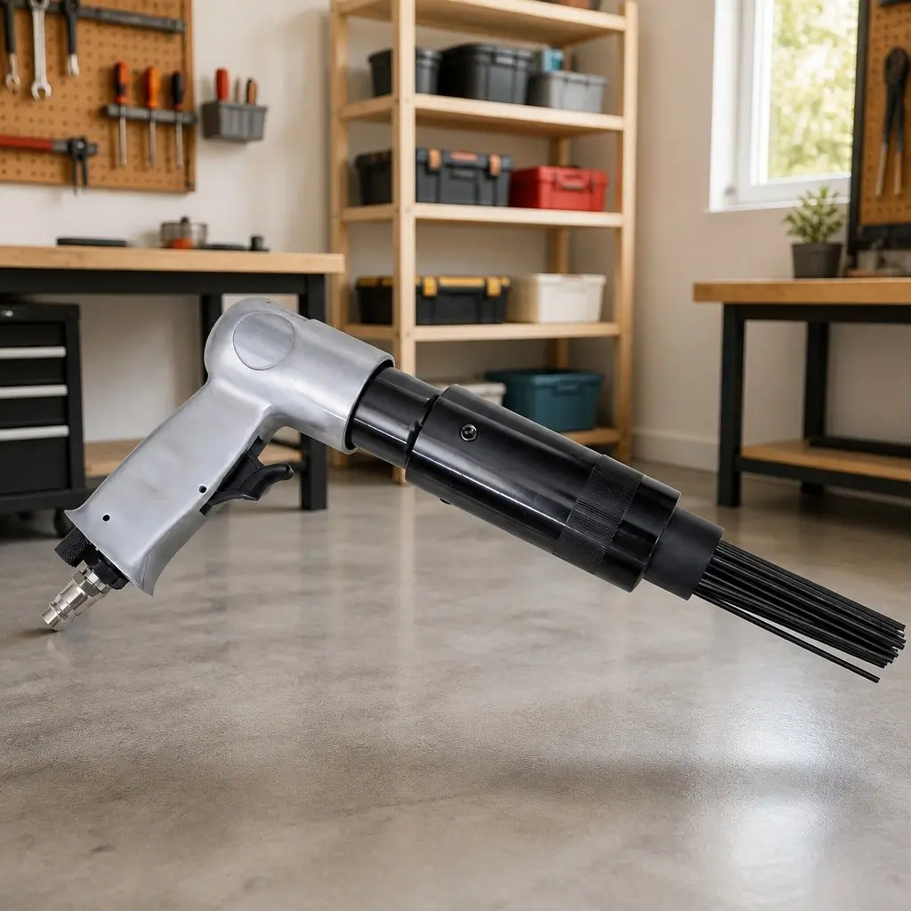 Pneumatic Needle Scaler Pistol Grip Air Tool Rust Removal Surface Preparation