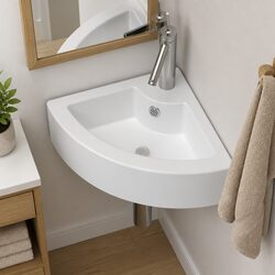 High-Quality Ceramic Bathroom Vessel Sink 45x32x12.5cm