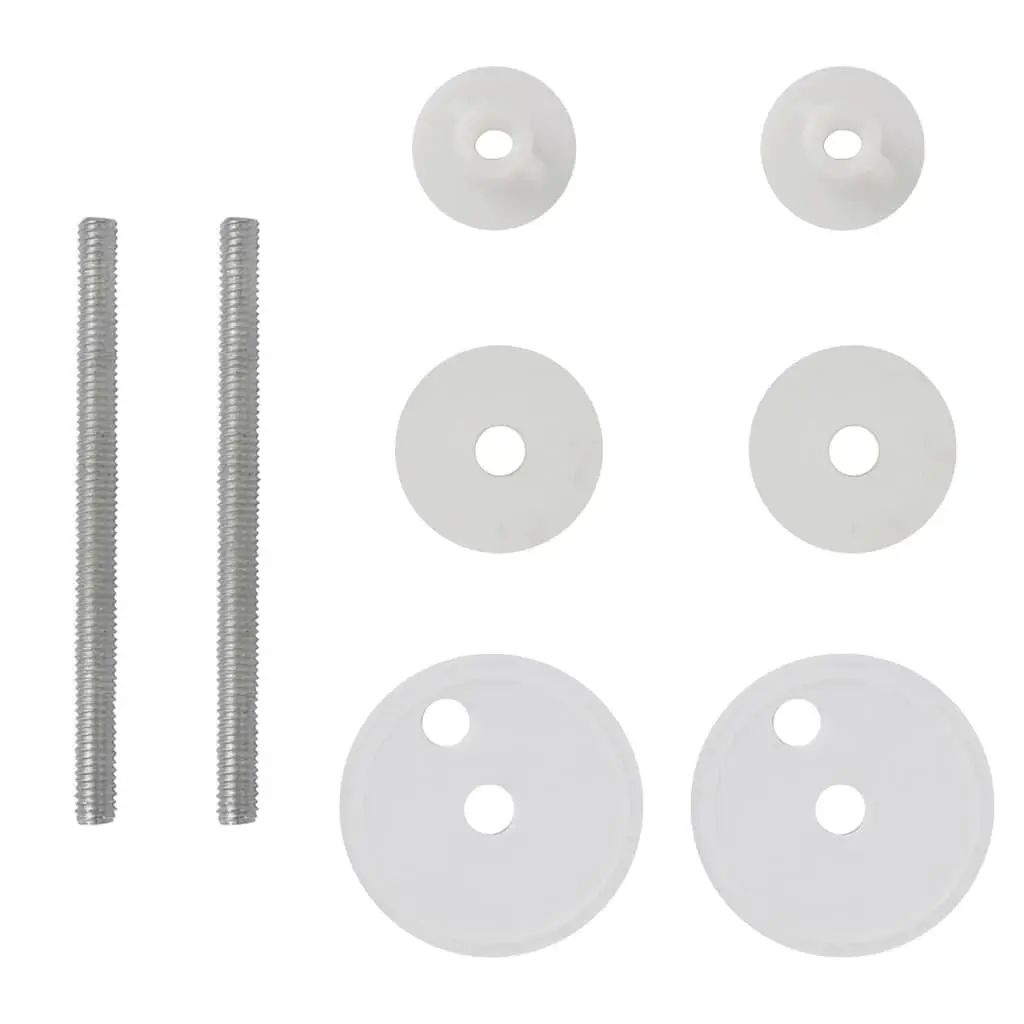 Universal Toilet Seat MDF Lid Black Chrome Hinges