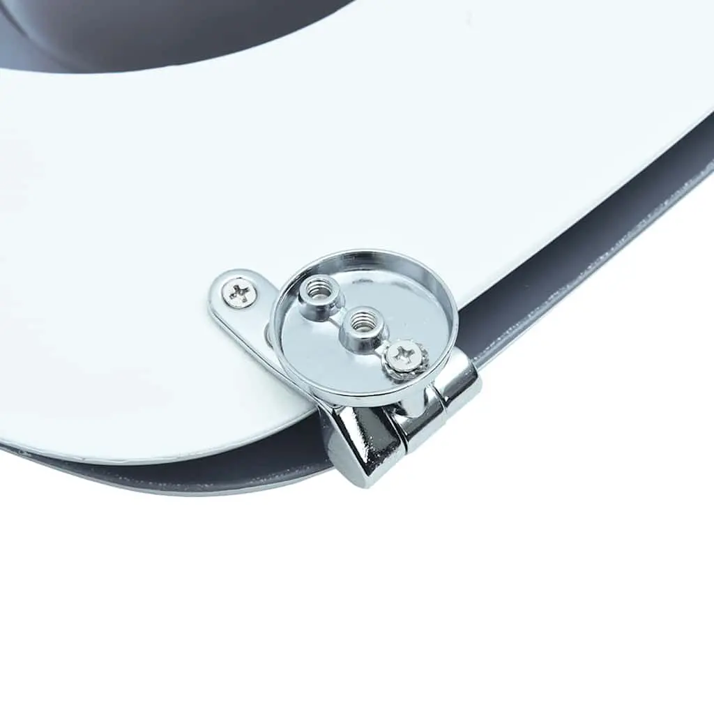 Grey MDF Toilet Seat with Adjustable Hinges