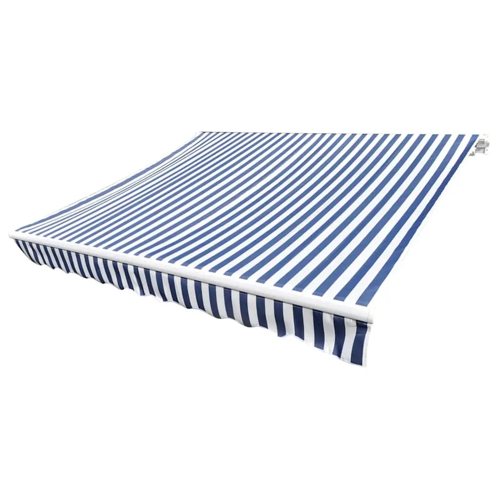 Blue and White Awning Replacement Fabric 3x2.5m