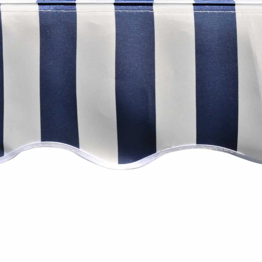 Blue White Awning Replacement Fabric 4x3m