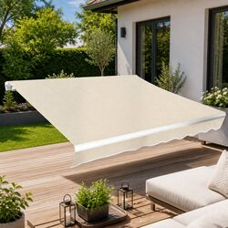 Durable Cream Awning Fabric Replacement 3x2.5m