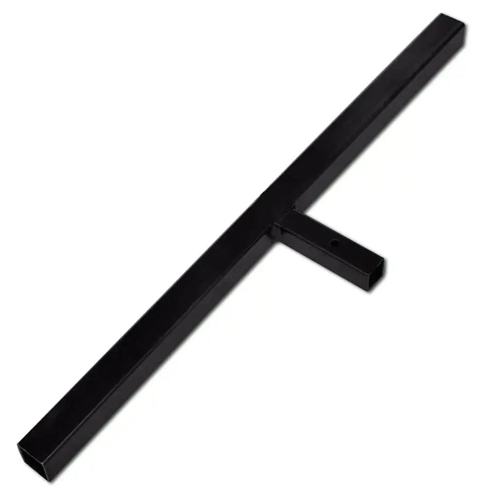 Ground Drill Auger Bit Steel 80mm Black Double Spirals