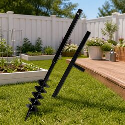 High-Quality 100mm Steel Ground Drill Auger with Handle