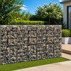 Durable Gabion Basket with Lids for Garden Walls