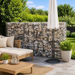 Durable Galvanised Wire Gabion Basket with Lids