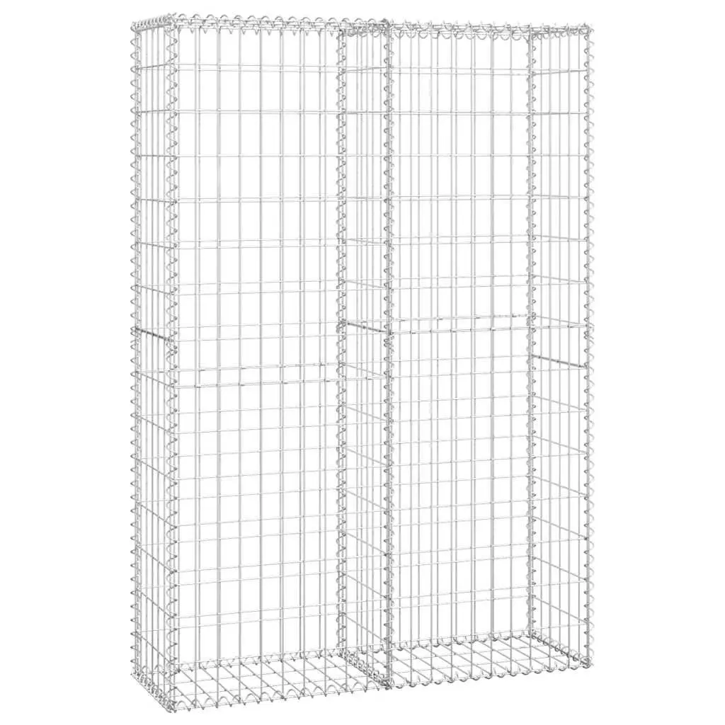 Galvanised Wire Gabion Basket with Lids