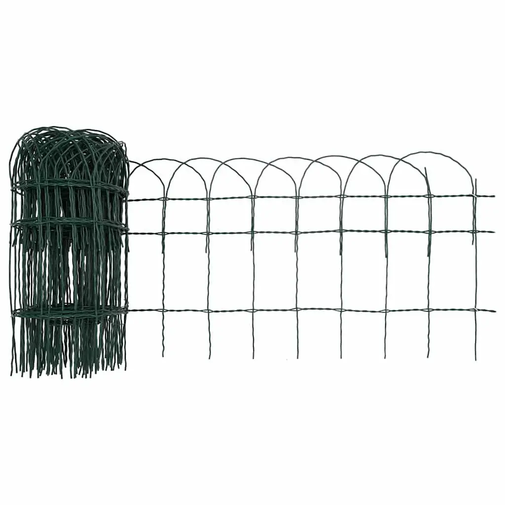 Decorative Green Garden Border Fence Edging 10 m