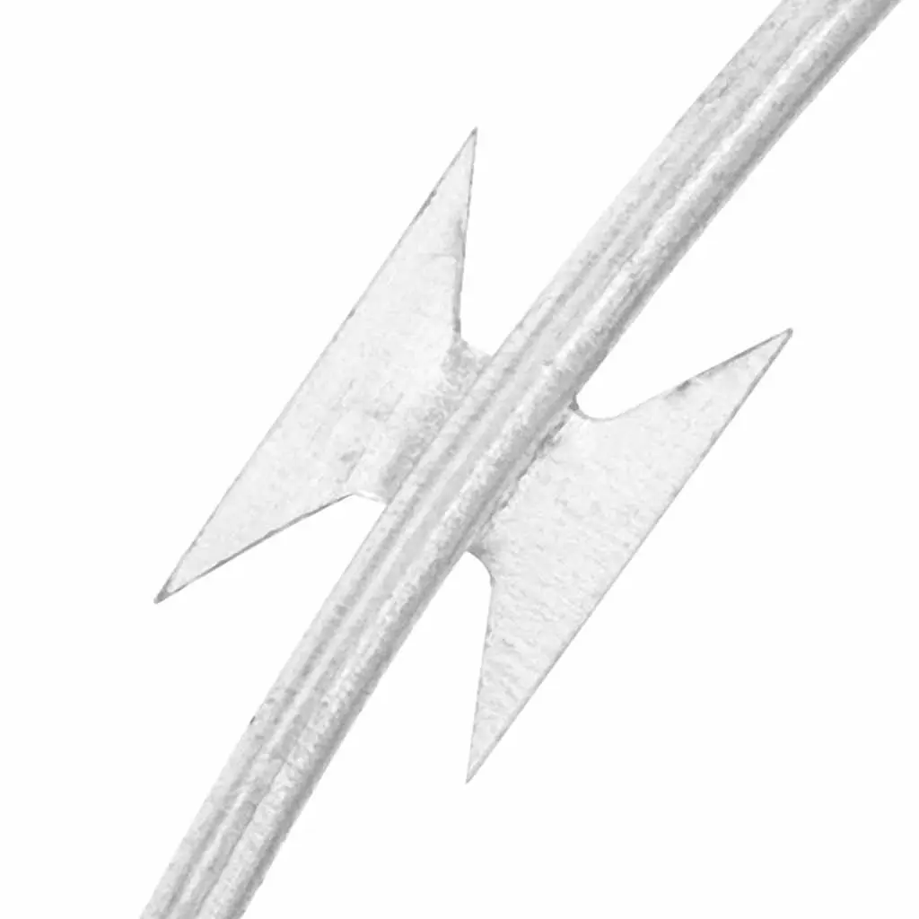 Razor Wire Helical Coil Galvanised Steel 100m Green Garden Yard Fence Security Protection
