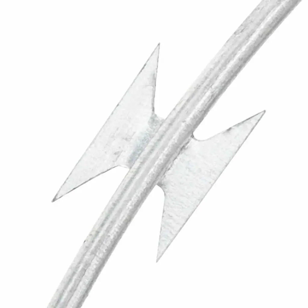 60m Galvanised Steel Razor Wire Helical Roll for Security
