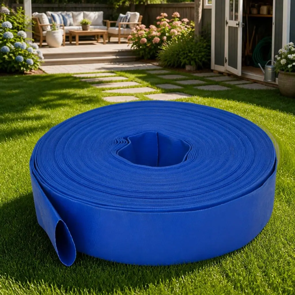 50m Flat Water Hose for Fire Pump Installation