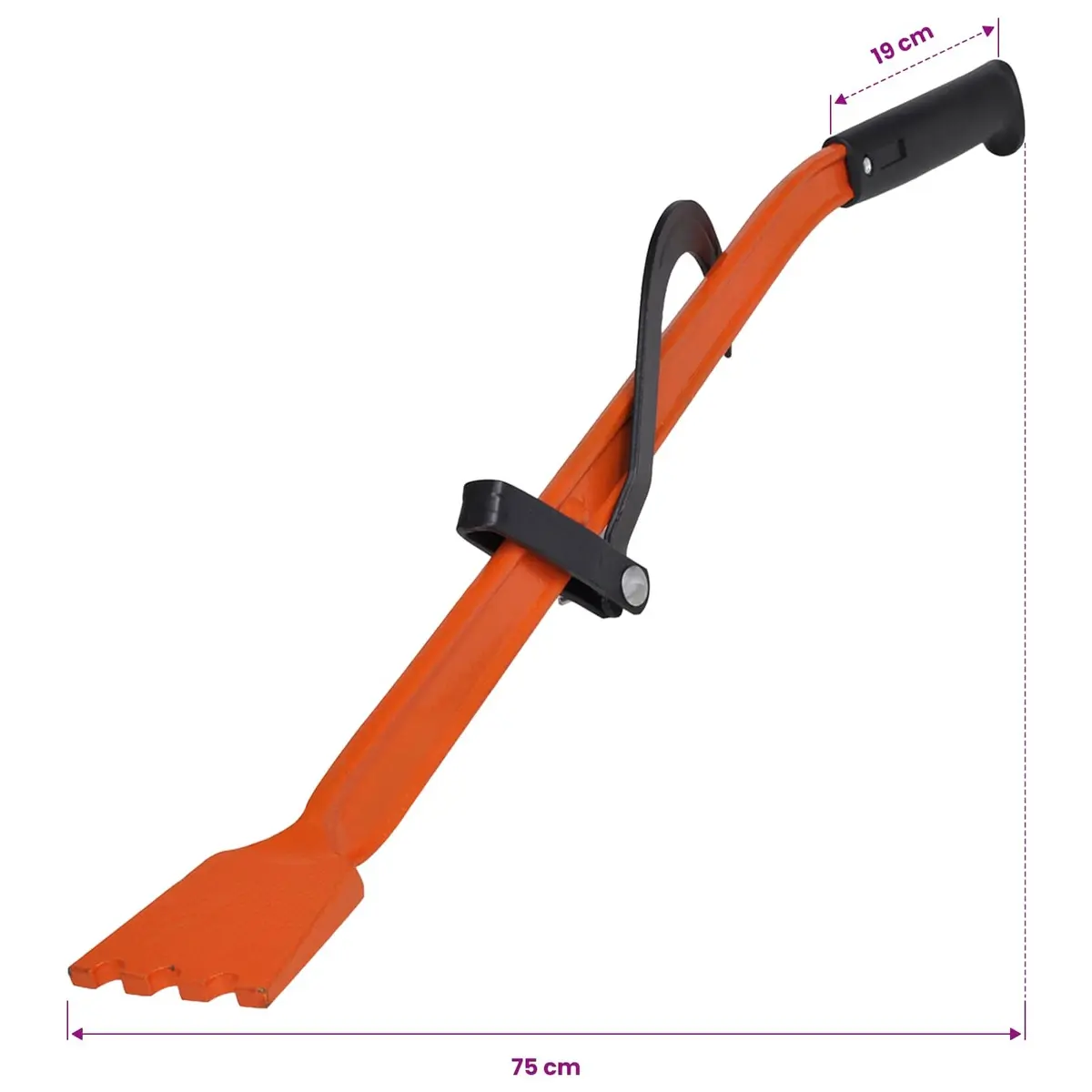 Ergonomic Red Tree Lifter Wedge Tool for Wood Cutting