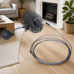 Premium Round Chimney Cleaning Brush with Thread 15cm