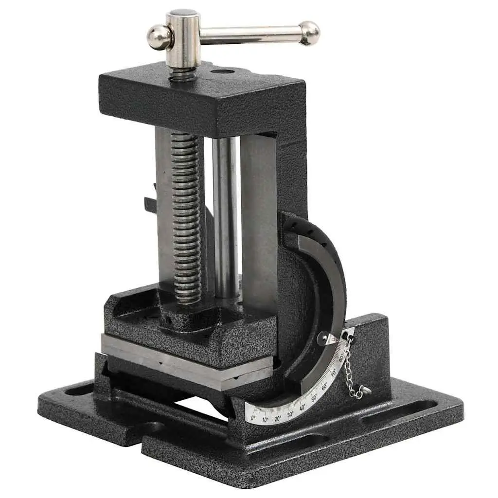 Manually Operated Tilting Drill Press Vice 110mm