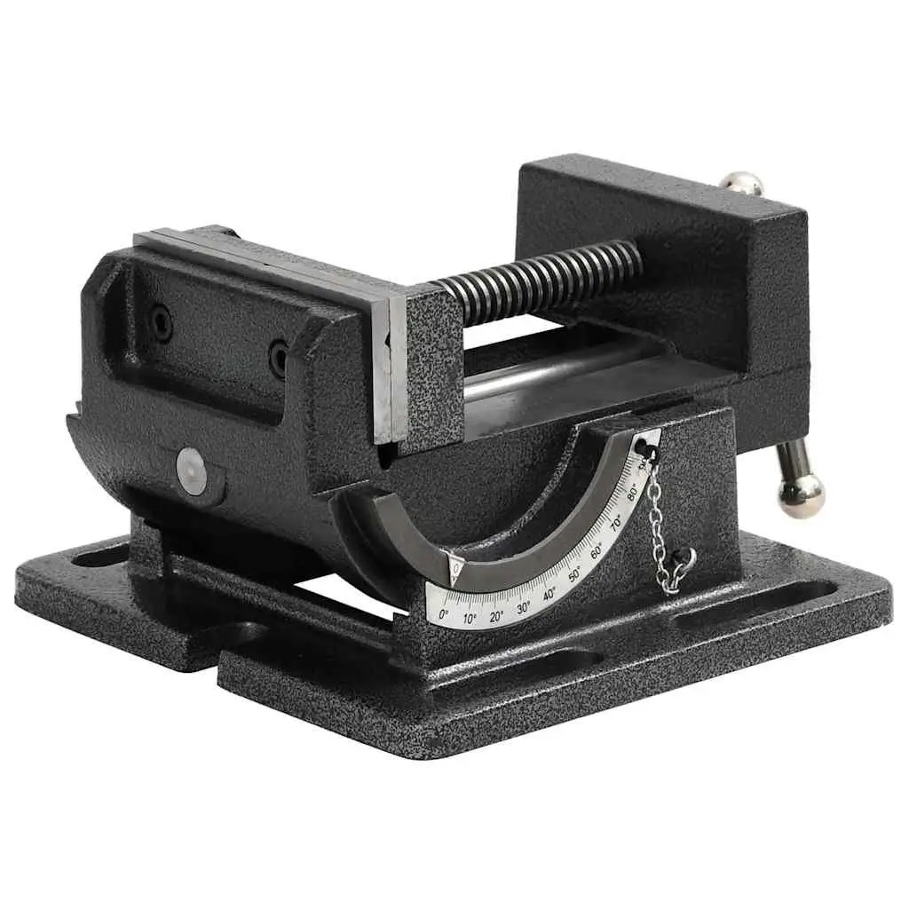 Manually Operated Tilting Drill Press Vice 110mm