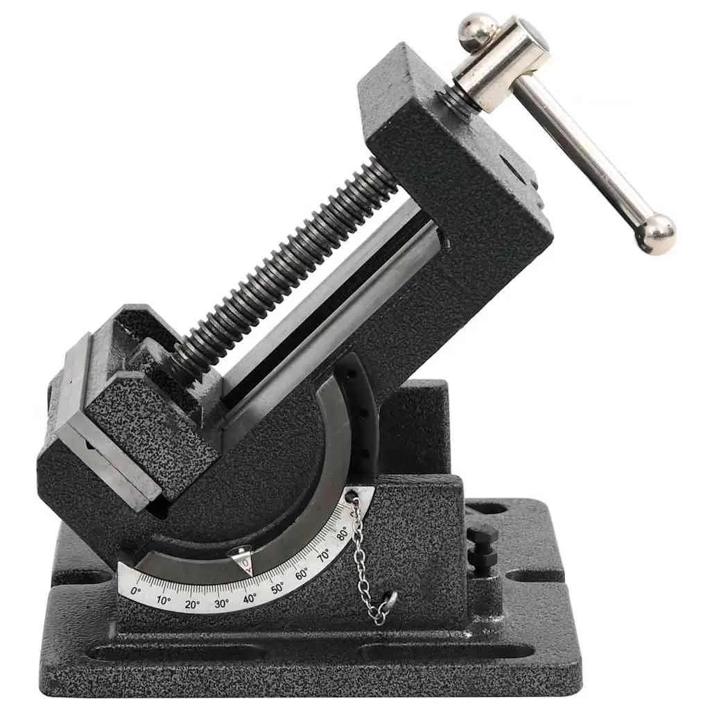 Manually Operated Tilting Drill Press Vice 110mm