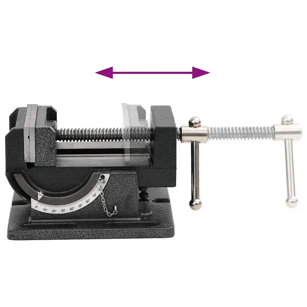 Manually Operated Tilting Drill Press Vice 110mm